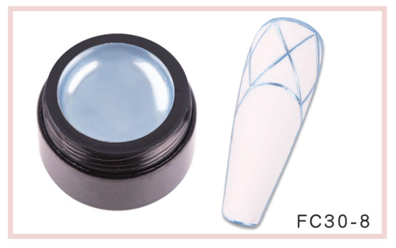 Gel Metal VICOVI Vẽ Viền Móng Và Vẽ Trang Trí Móng 8ml