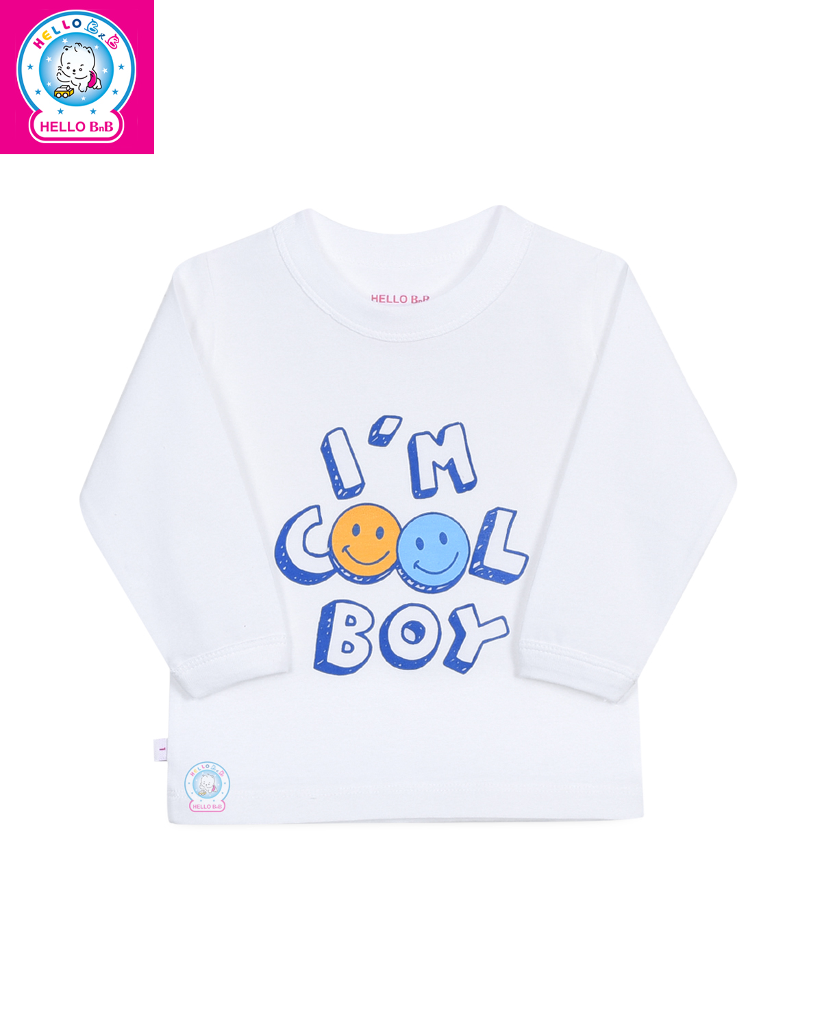 Áo cổ viền bo tay dài AL0010 (hình in ngẫu nhiên) - HELLO BB