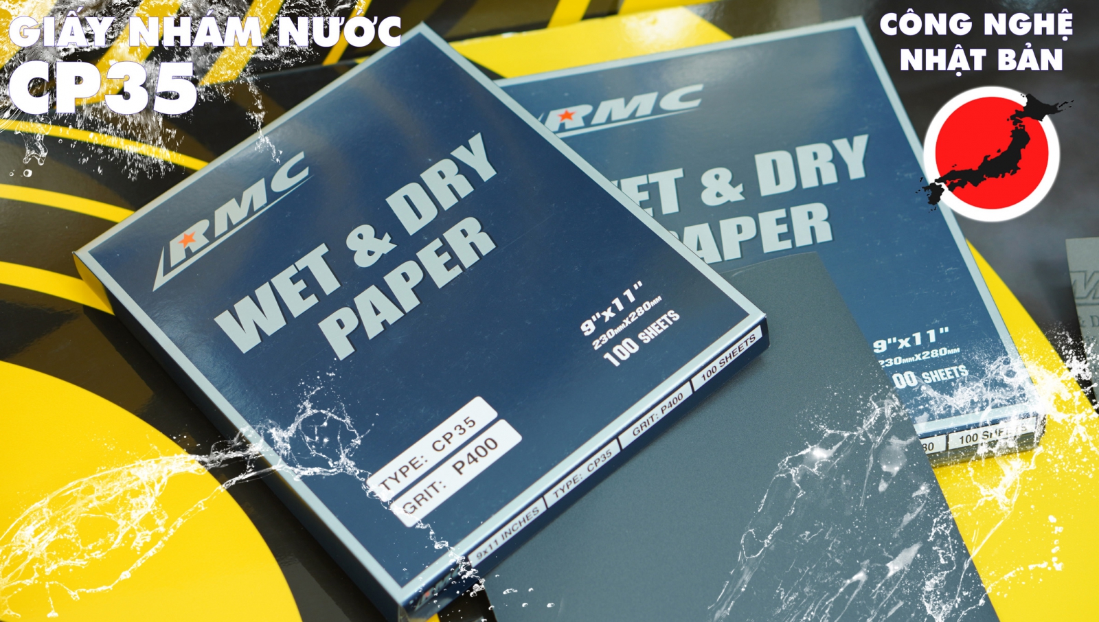 Giấy nhám tờ Nhật RMC CP35