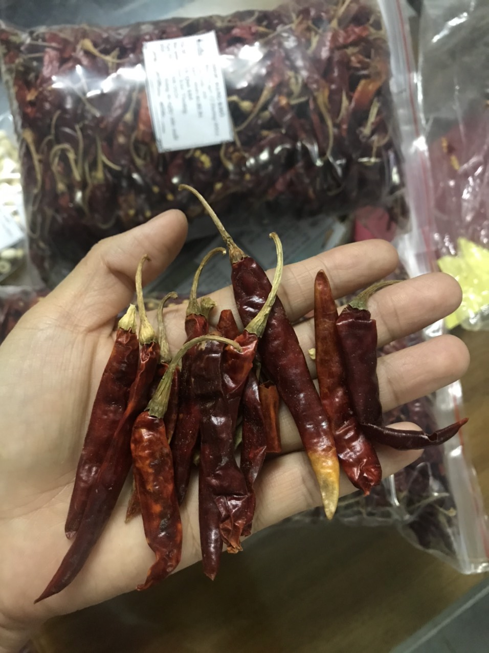 500gr Ớt nguyên quả sấy khô