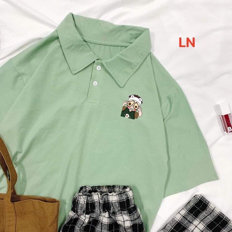 Áo polo cậu bé mắt bơ LN11