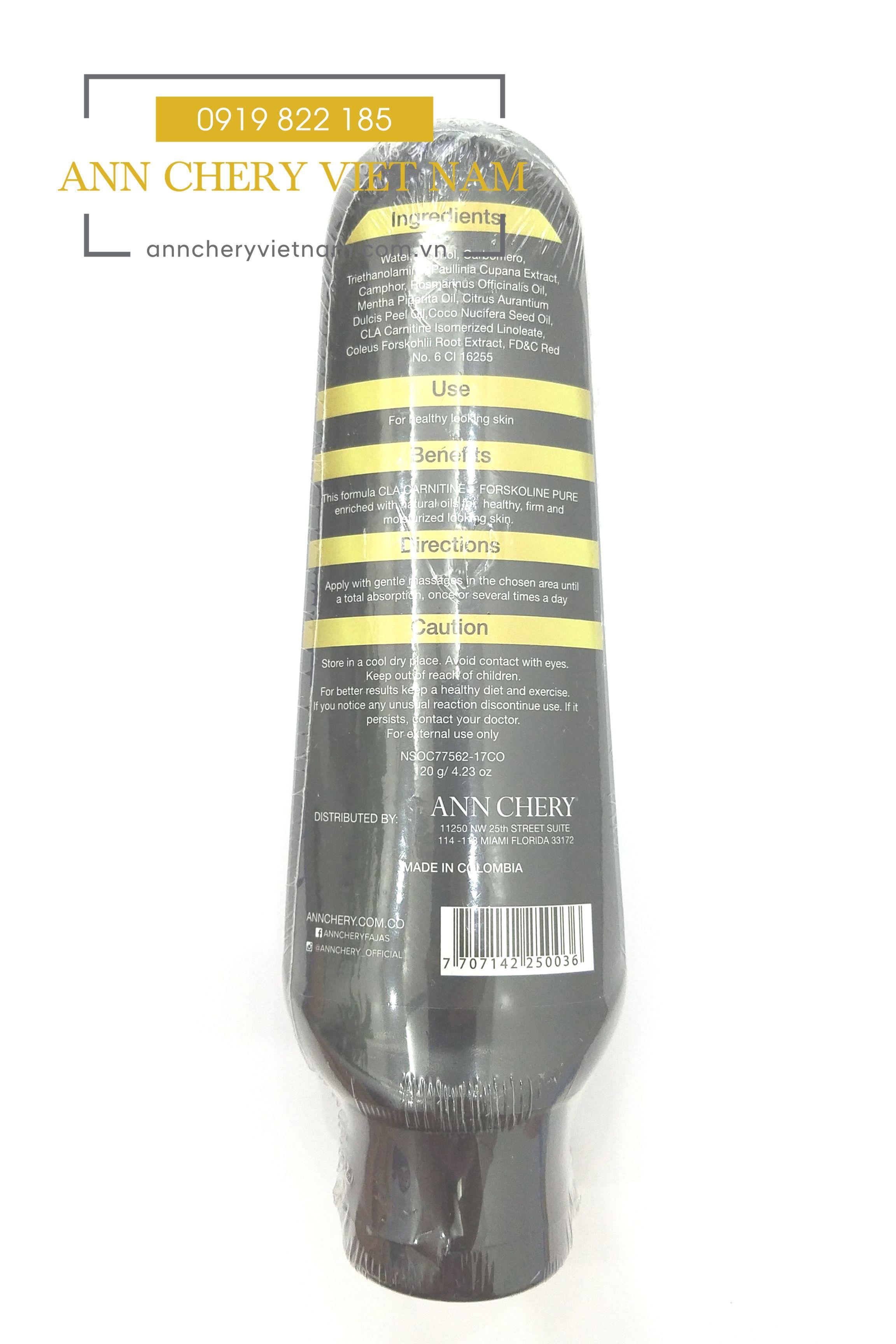 [Bán Sỉ] Kem tan mỡ Ann Chery GUARANA LIPO 120g
