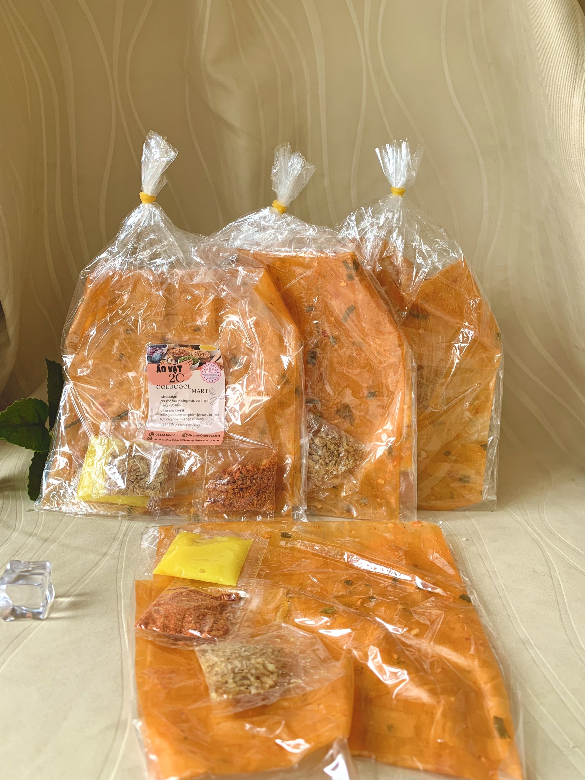 (3 gói) BÁNH TRÁNG BƠ dẻo phơi sương Tây Ninh