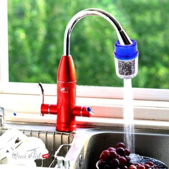 Đầu lọc nước sạch tại vòi (màu xanh)