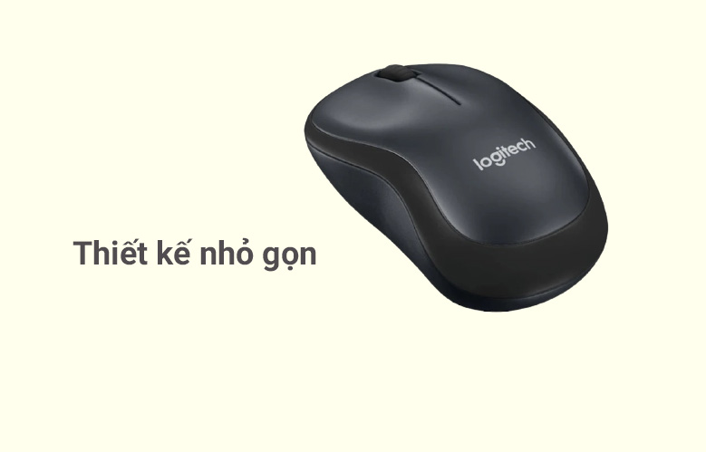 Chuột không dây Logitech M186 (Xám) - Bảo hành 36 tháng