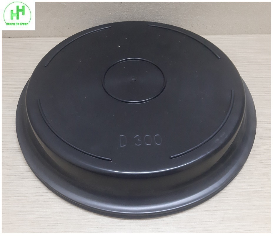 5 Khay (Đĩa) Lót Đế Chậu D300 - Màu Đen