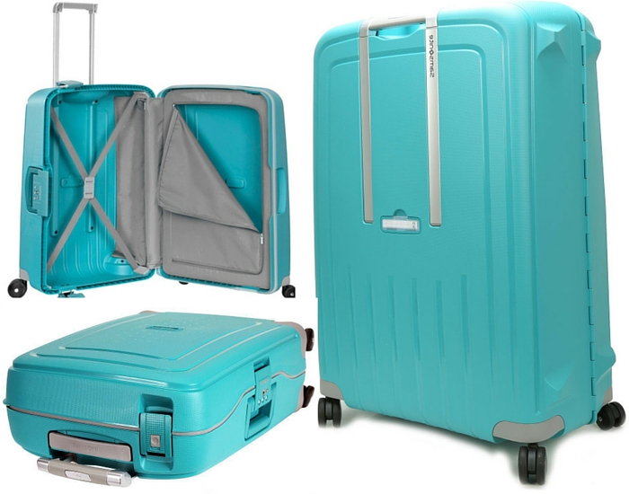 Vali Samsonite S Cure, Vali Kéo, Vali Du Lịch, Size Cabin, Khóa Chống Trộm An Toàn, Chân Xoay 360 Độ, Chất Liệu Nhựa Chống Va Đập, Nhập Khẩu EU, BH 12 Tháng