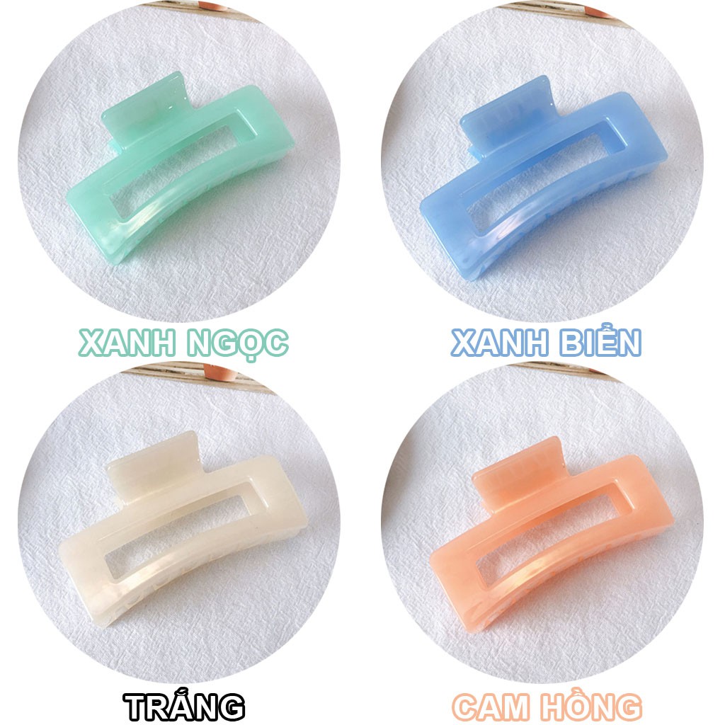 Kẹp tóc Vuông nhiều màu dễ thương KT18
