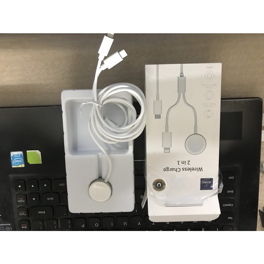 Cáp Sạc Pisen 2 in 1/Cáp sạc nhanh Wiwu Type C(20W) M10 cho điện thoại máy tính bảng sạc không dây cho đồng hồ thông minh watch