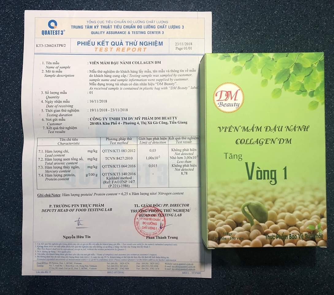 Viên Mầm Đậu Nành Tăng Vòng 1
