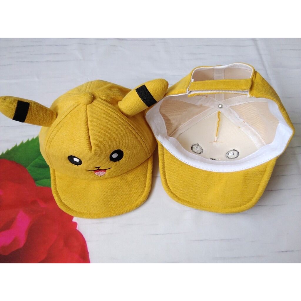 Nón kết mỏ mềm pikachu dể thương cho bé 1t đến 2t