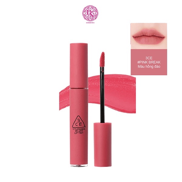 Son Kem 3CE Velvet Lip Tint Thỏi Tròn (4g)
