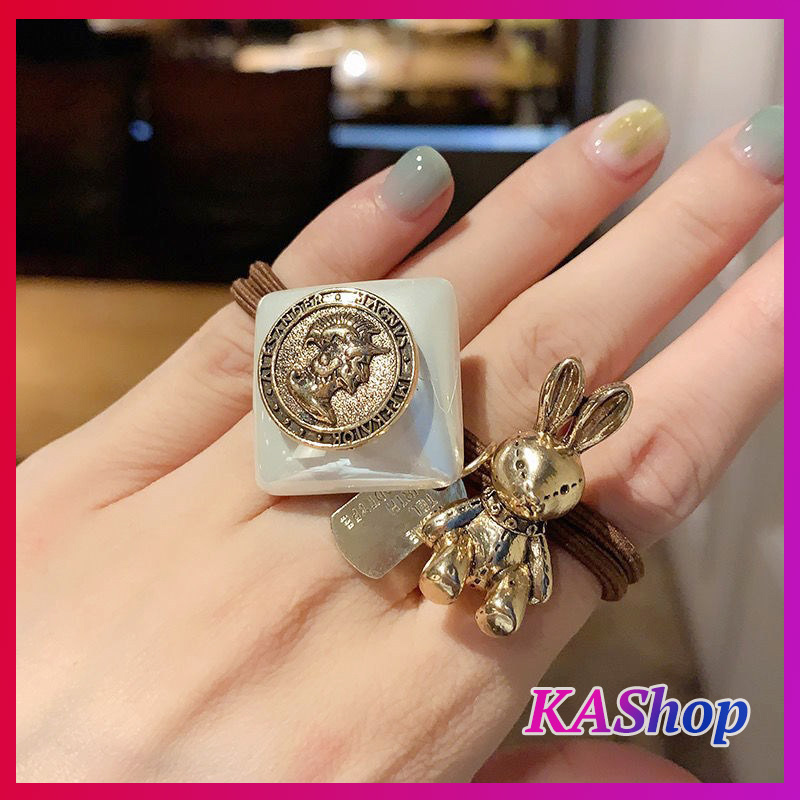 Dây cột tóc thỏ hoàng kim cực xinh - KAShop
