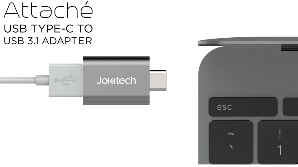Hub chuyển USB Type C sang USB 3.1 Thunderbolt Jokitech Aluminium