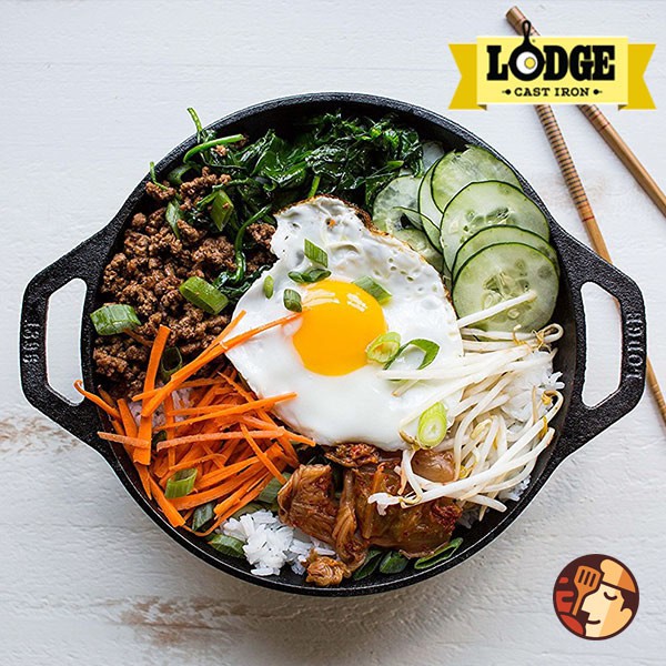 Chảo gang Lodge kiểu Wok Mini 23 cm