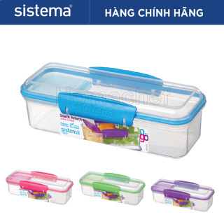Hộp đựng thực phẩm cao cấp Sistema 410ml, an toàn sức khỏe,không chứa BPA thumbnail