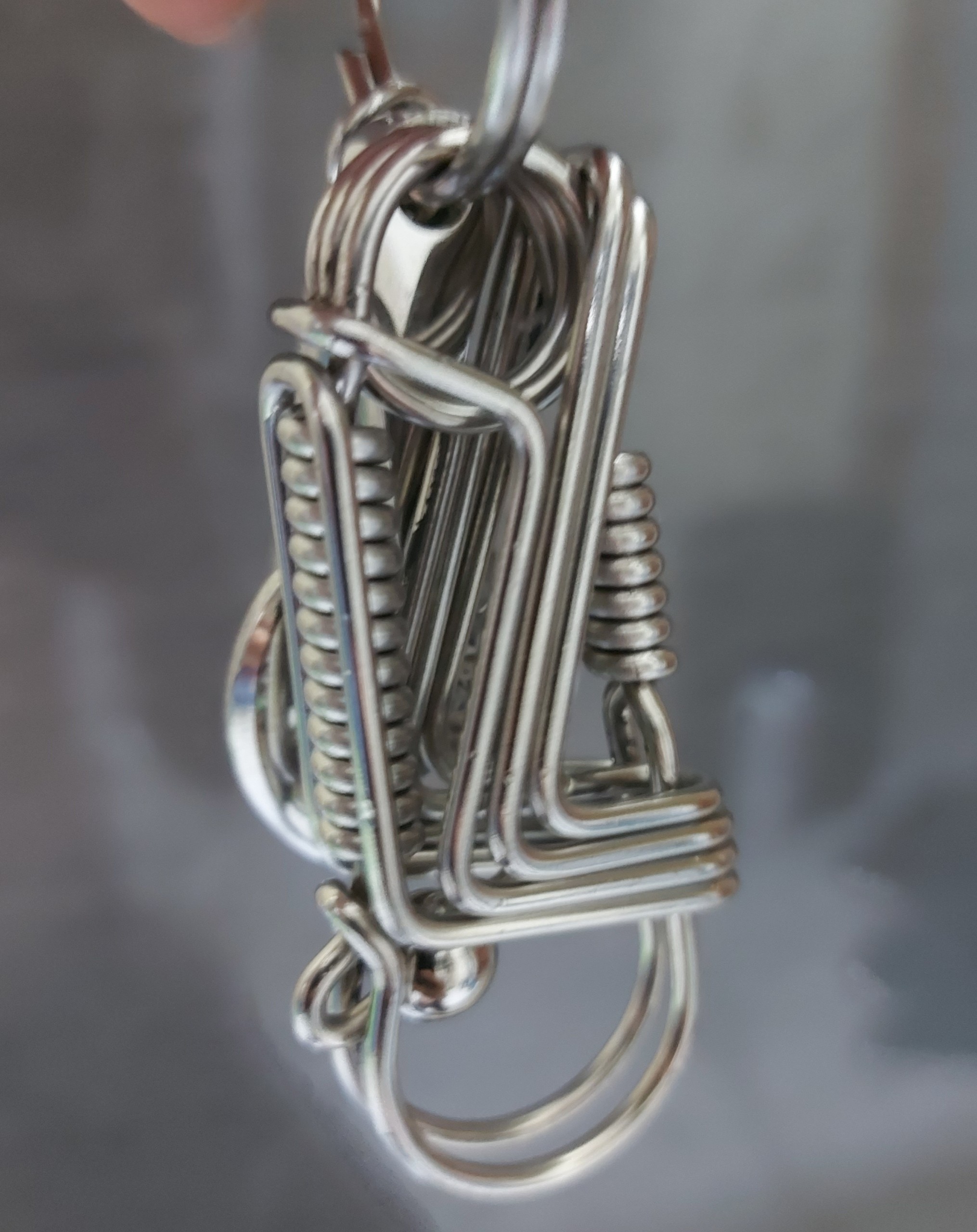 Móc Khóa inox làm thủ công