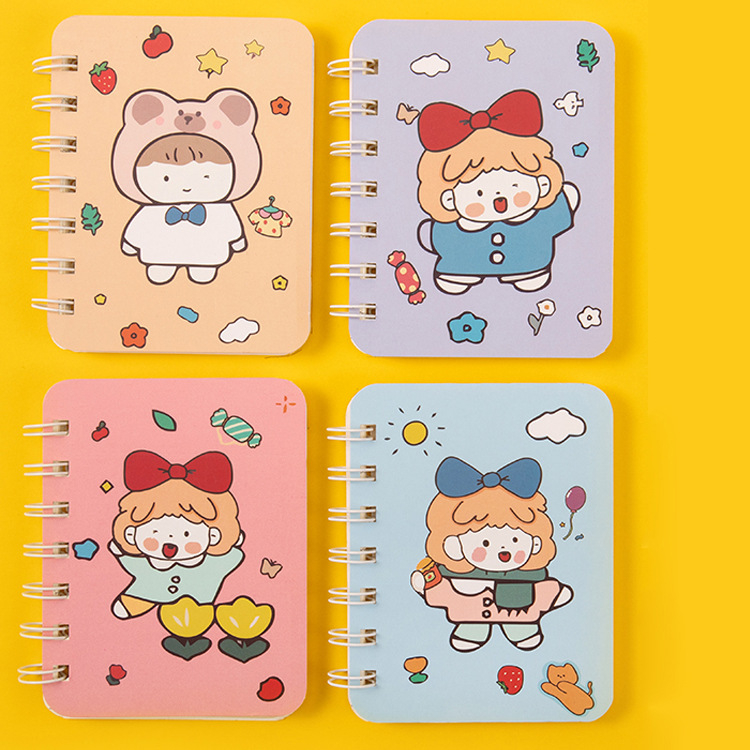 Số tay mini note book dễ thương size A7, 160 trang tiện dụng