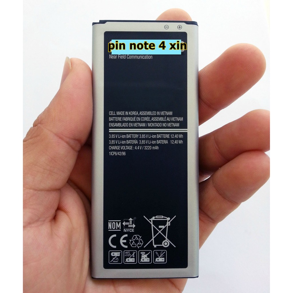 Pin thay thế cho samsung Galaxy Note4  BH 12Tháng