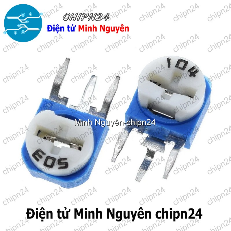 [5 con] (K361) Biến trở tam giác RM063 (100R/200R/500R/1K/10K/100K/1M/2K/20K/200K/2M/5K/50K/500K) - [Chọn Loại] - HHH.00366