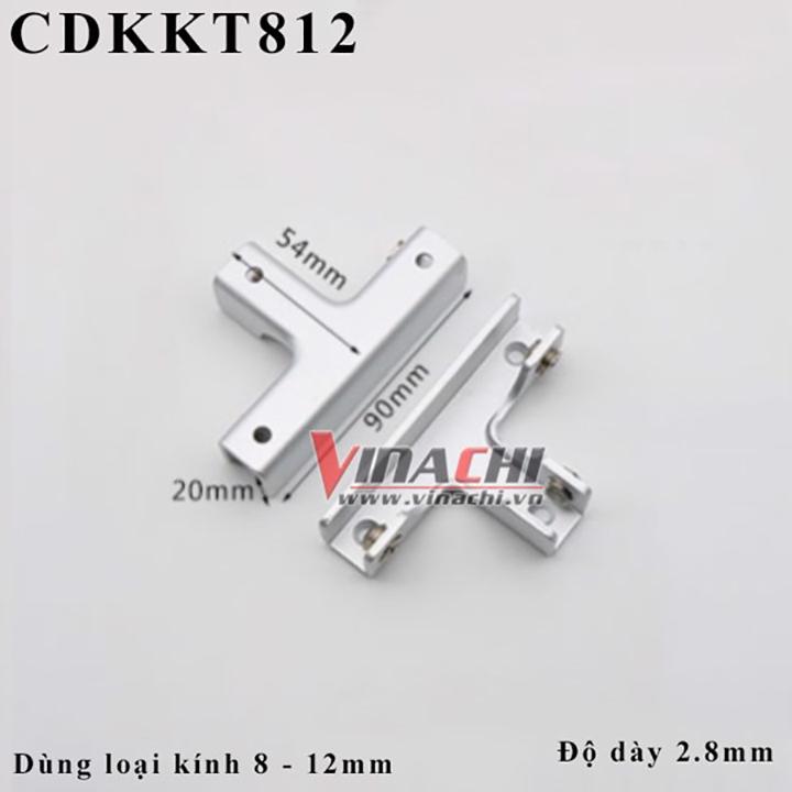 Chân Đế Kẹp Kính Nhôm Chữ T (Bộ 2 Cái)