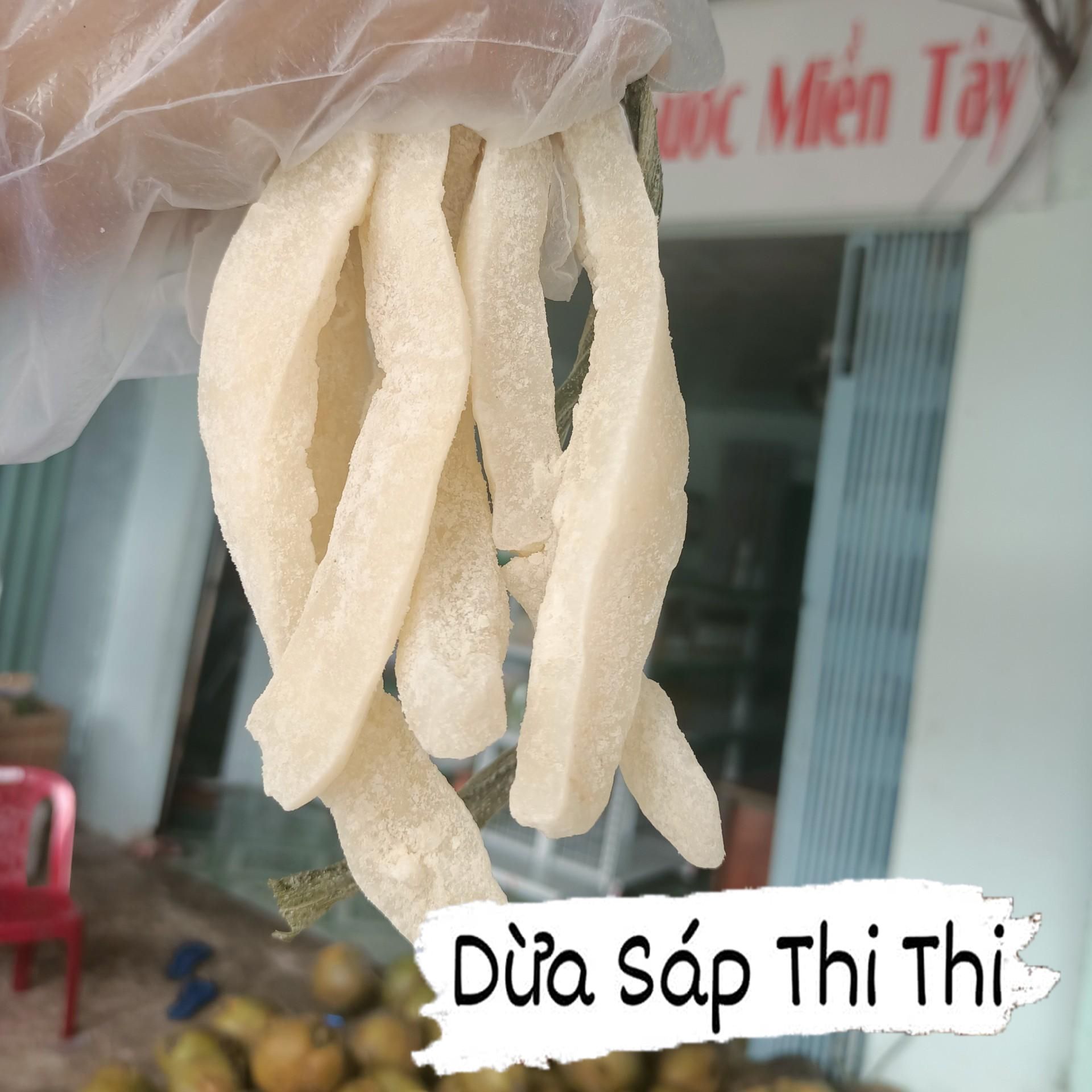 1KG MỨT DỪA SÁP LOẠI 1 VỊ LÁ DỨA