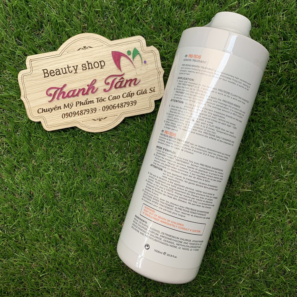 Keratin Treatment ProTech phục hồi tóc hư tổn nặng 1000ml