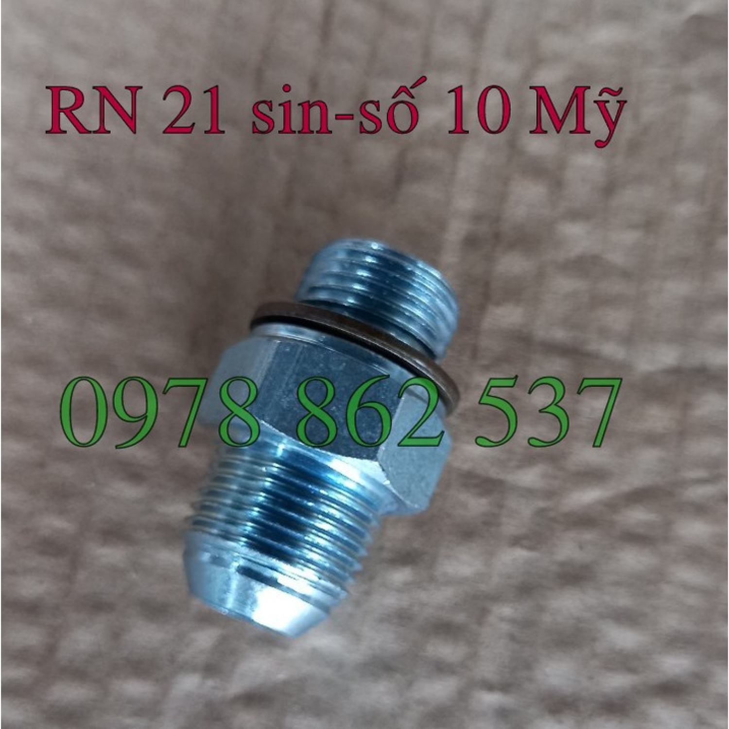 Rắc co thuỷ lực Ren 21 G1/2''-số 10 Mỹ