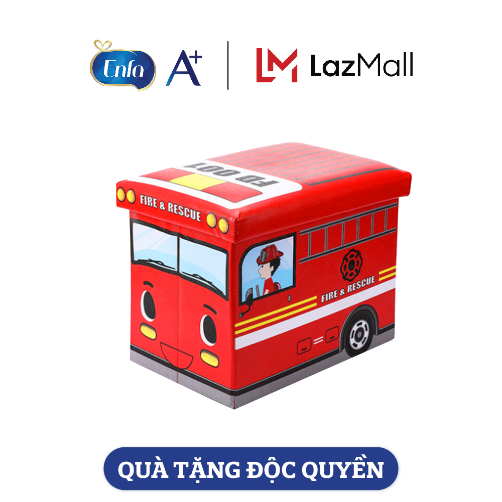 [Quà Tặng Enfa] Thùng đồ chơi gấp gọn