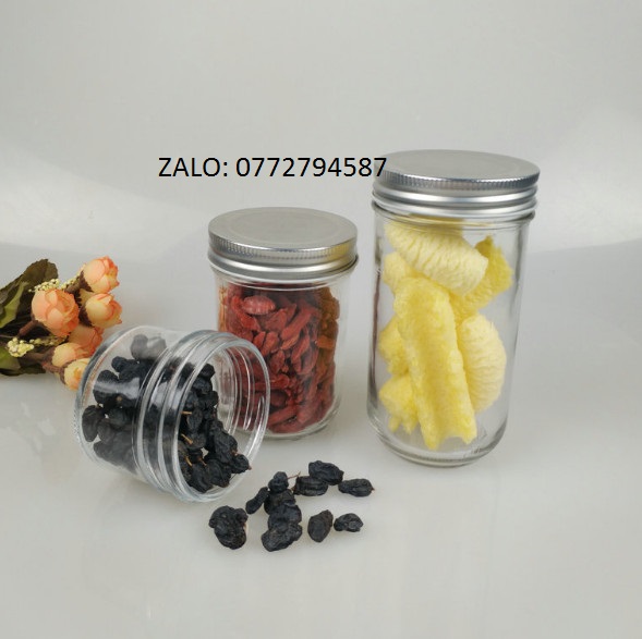 Set 6  hũ thủy tinh đựng sữa chua