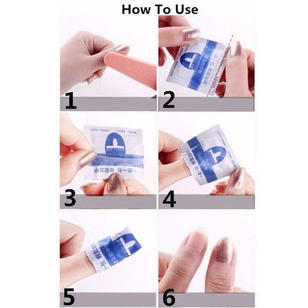 NAIL giấy ủ gel 200cái/hộp