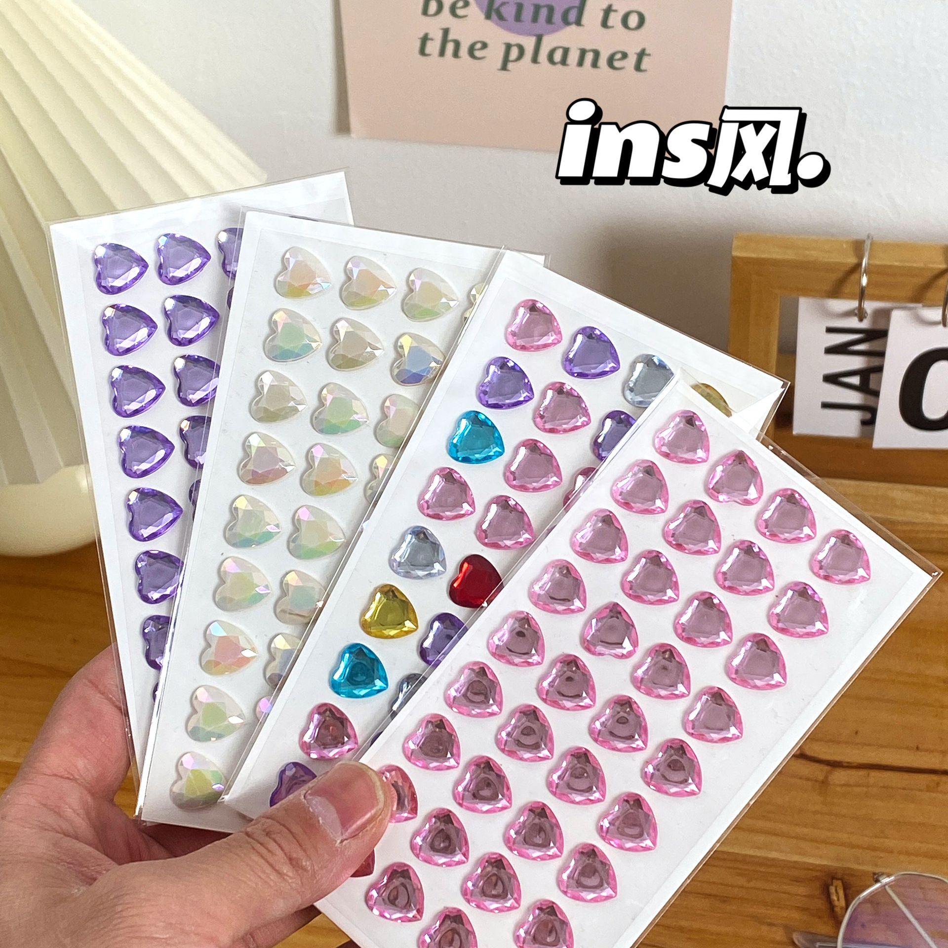 Sticker Diamond INS Mutiple Colors DIY Journal Diary