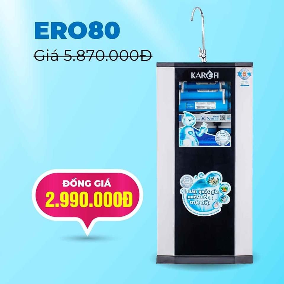 Máy Lọc Nước Karofi ERO80 (8 lõi lọc)