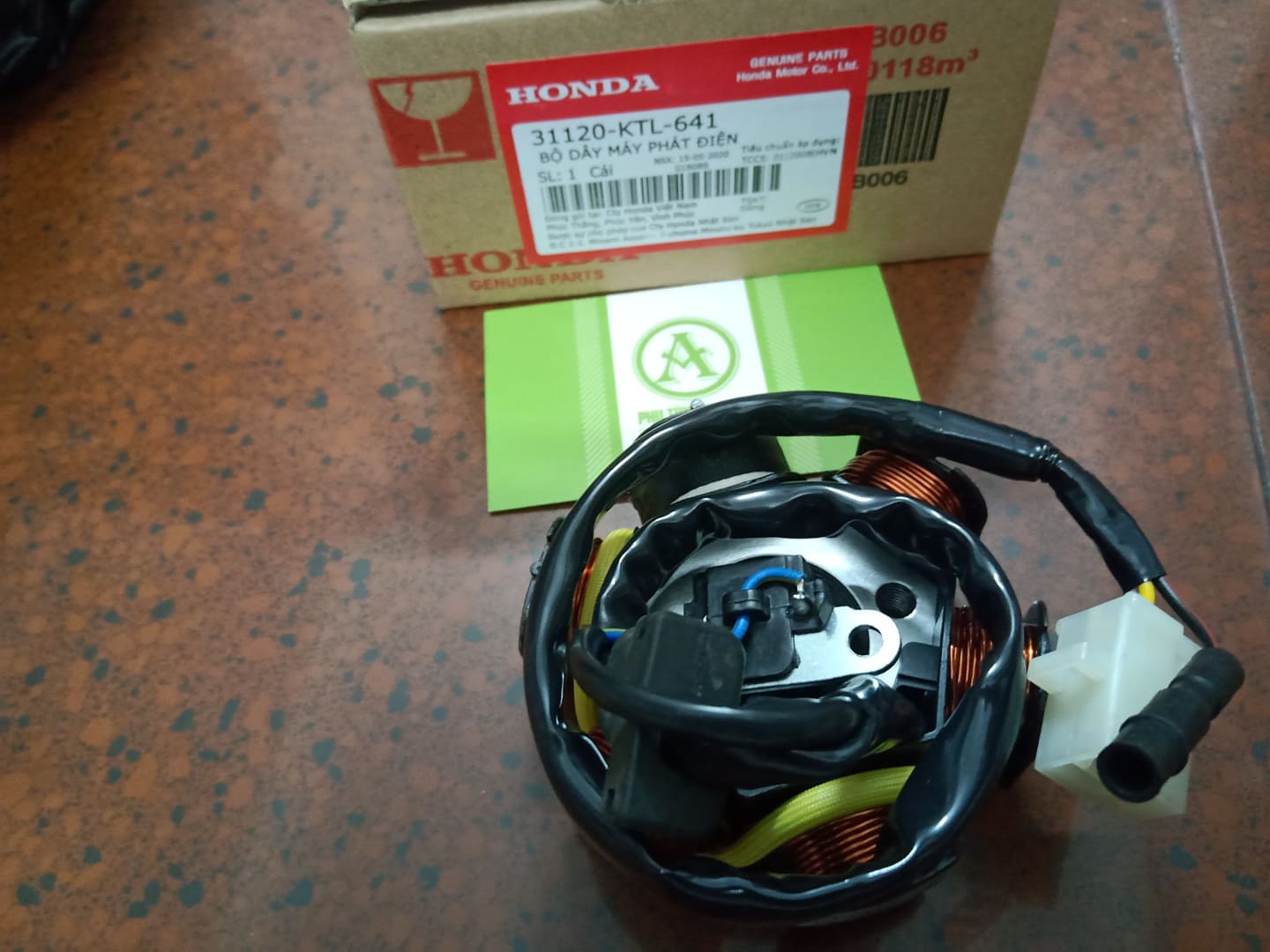 Cuộn lửa xe máy Wave / Wave RS [ 6 cục ] Honda loại 1