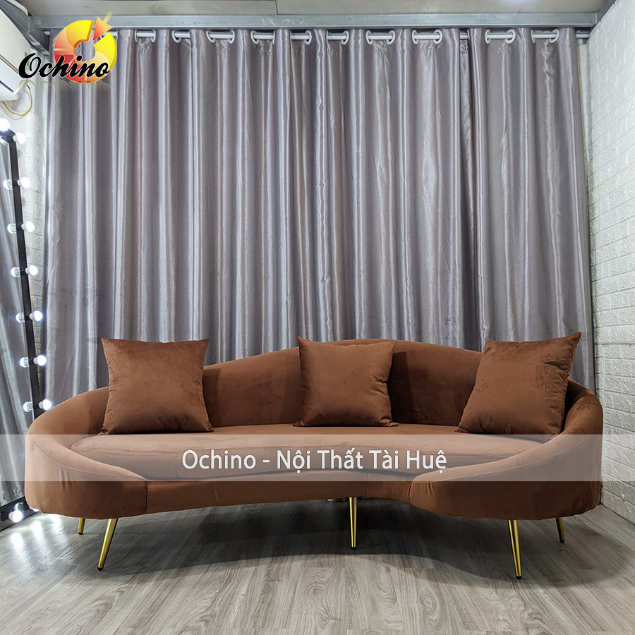 (FREE SHIP) Ghế Sofa Có Tựa Lưng Mẫu Thuyền Cao Cấp Để Phòng Khách Hoặc Shop Dài 1M8 (Đủ Màu)