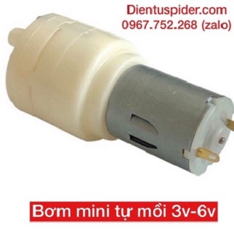Động cơ bơm nước mini r385 12v, bơm tự mồi 5v