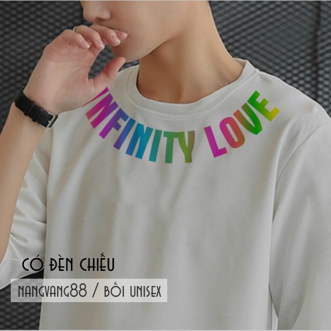 [Lọ lem Luxuxy Hot Trend 2020 [Hình Thật] Áo Thun Phản Quang LOVE