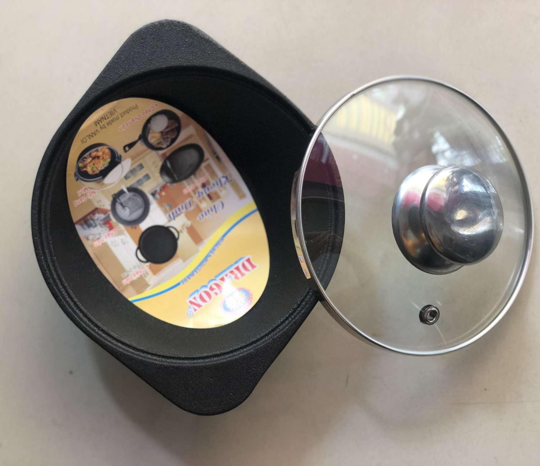 Thố Gang Chống Dính Kho Quẹt