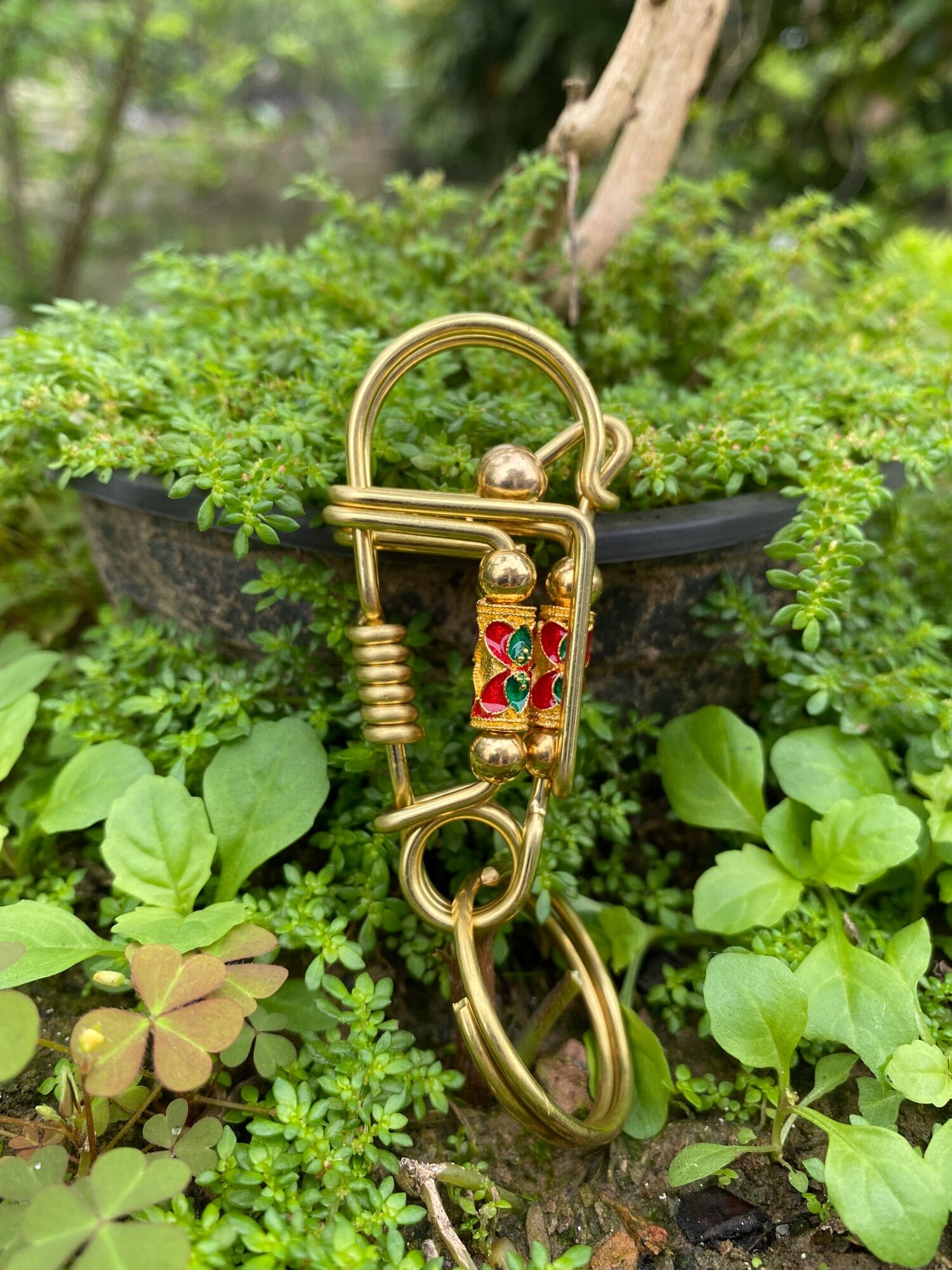 Móc khóa đồng handmade độc lạ