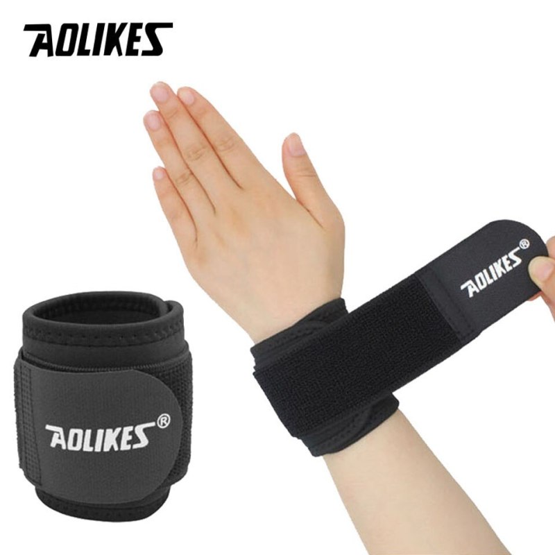 Đai quấn cổ tay bảo vệ hỗ trợ bảo vệ khớp cổ tay khi chơi thể thao Sport Pressure Wrist AOLIKES A-7936