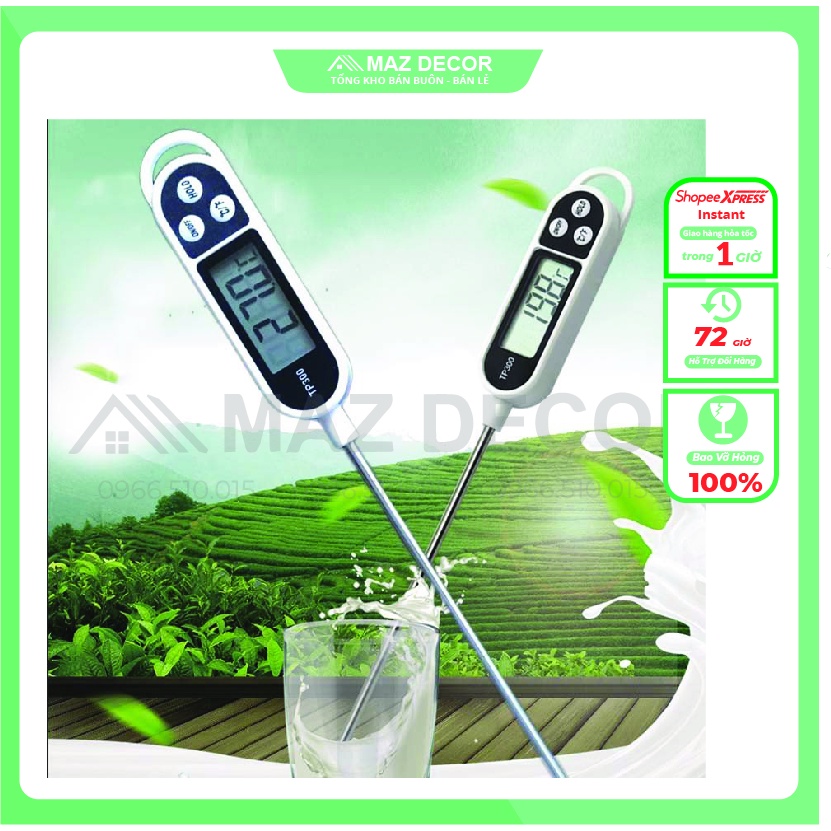Nhiệt kế đo độ nước pha sữa, nước tắm, thực phẩm tp300