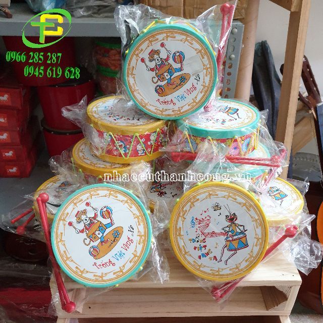 Đồ chơi Trống nhựa, trống đồ chơi trẻ em, đồ chơi cho bé