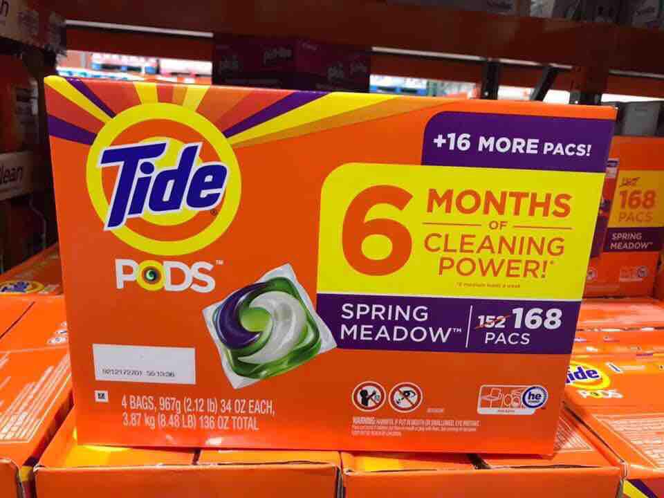 Viên Giặt Tide Pods 3in1 Của Mỹ- Thùng 168 Viên (4 Gói) Giá Cực Cool Viên Giặt Tide Pods 3in1 Của Mỹ- Thùng 168 Viên (4 Gói) Giá Cực Cool