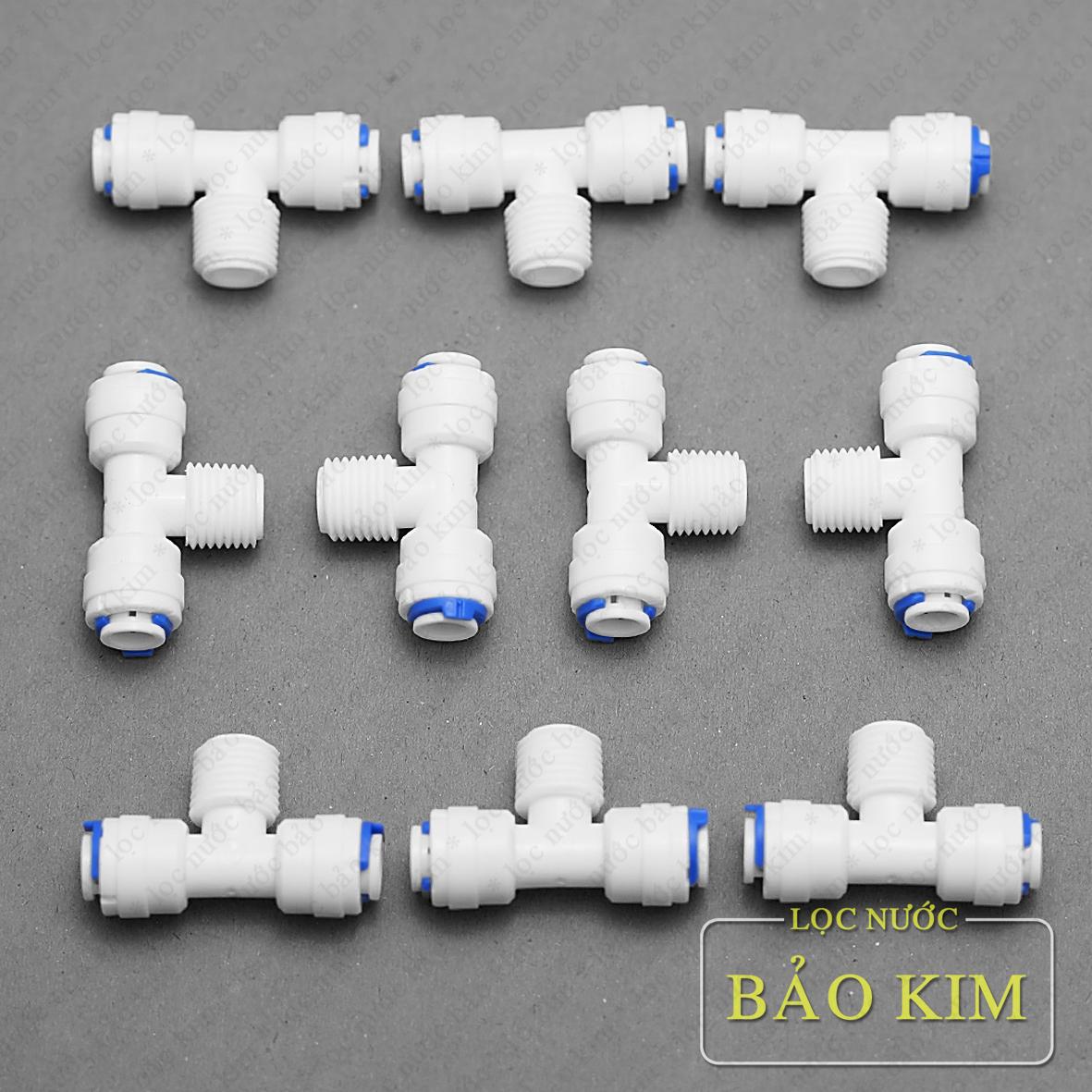 [HCM]Combo 10 tê cân nối nhanh ren 13 ra 02 dây 6mm