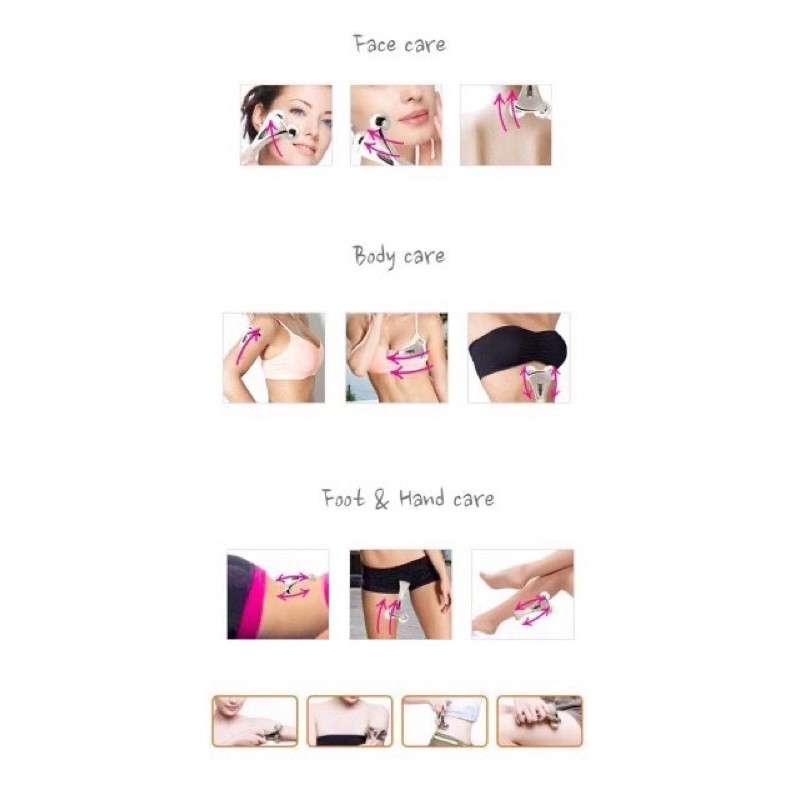 [HCM]lăn massage mặt 3D VLINE nâng cơ