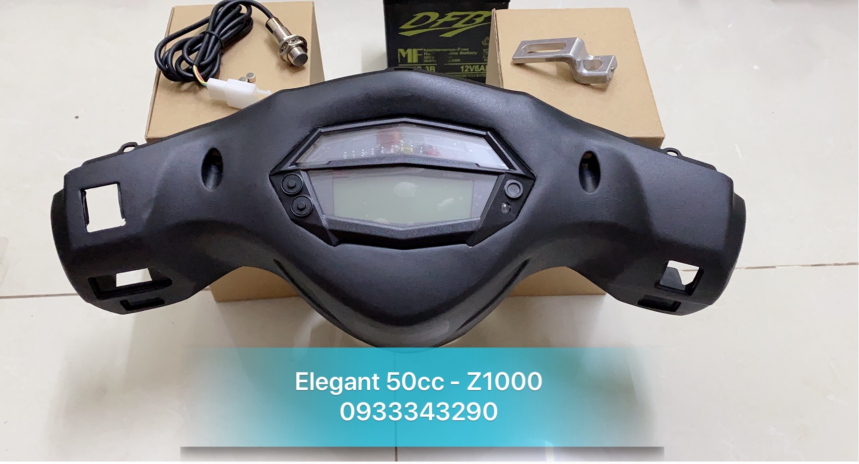 Trọn Bộ Bợ Cổ ElEGANT 50cc Chế Đồng Hồ Z1000