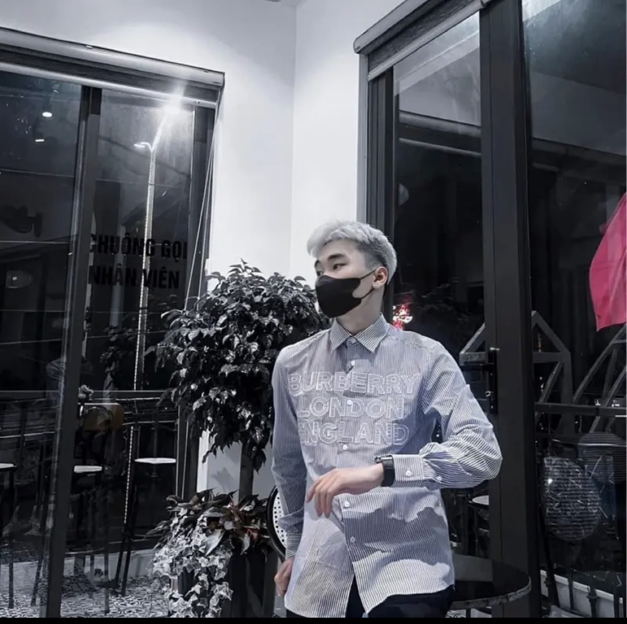 [HCM]Áo sơ mi nam tay phối viền sọc sang trọng lịch lãm SM45