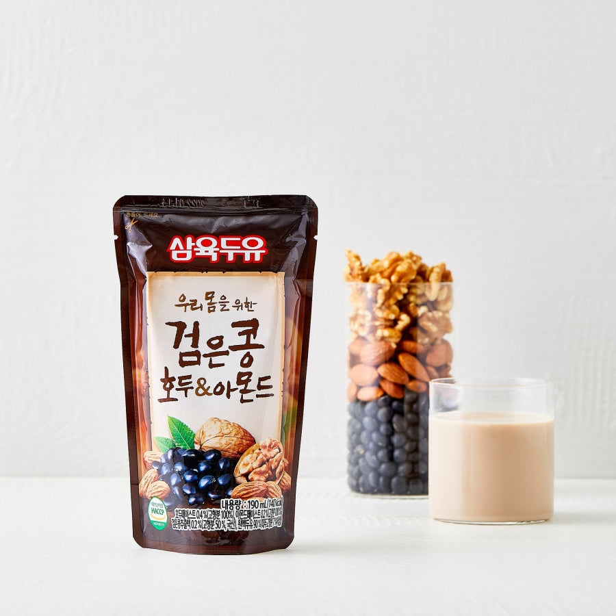 Sữa hạt óc chó, đậu đen và hạnh nhân Hàn Quốc (190ml)