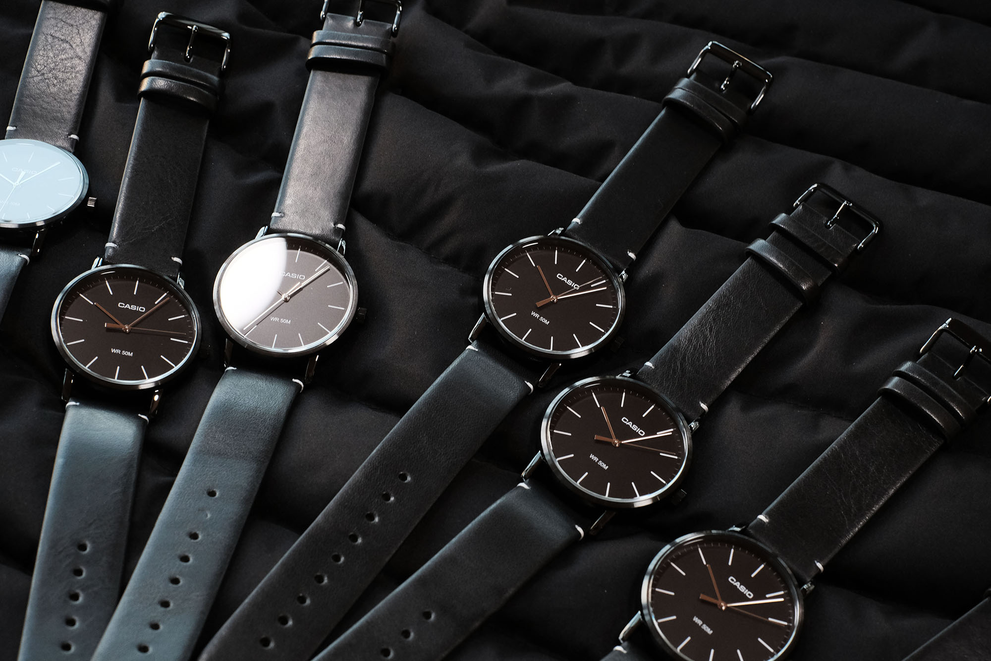 Đồng hồ nam dây da Casio Anh Khuê MTP-E171BL-1EVDF