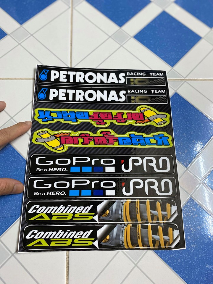 [HCM]TEM LOGO DÁN PHUỘC DÁN GẮP PETRONAS CHỮ THÁI